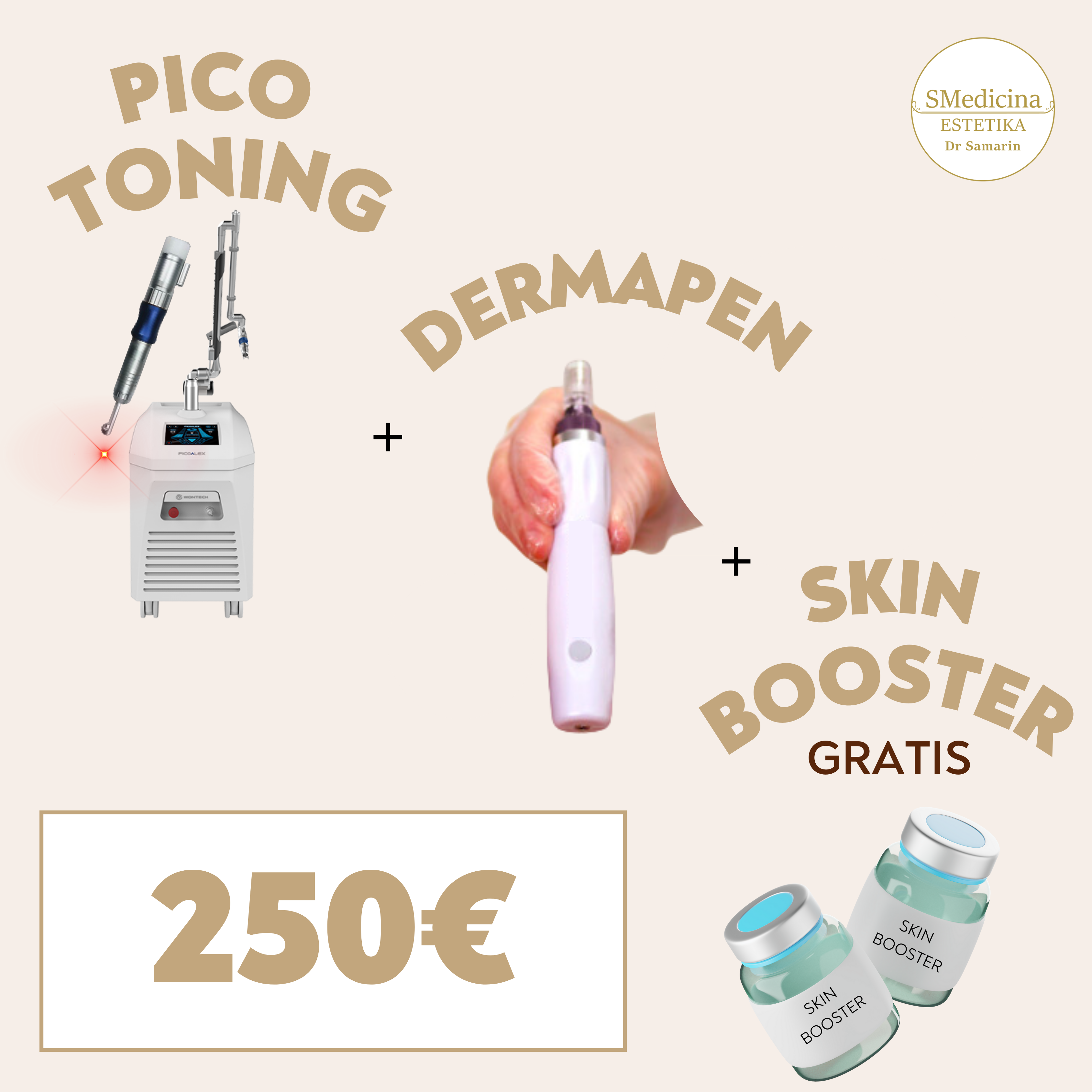 Pico Toning +  DermaPen + GRATIS Skin booster